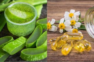 Mặt nạ nha đam + vitamin E