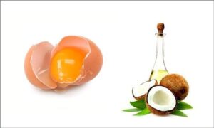 mặt nạ dưỡng ẩm cho da khô tại nhà bằng Trứng gà và dầu dừa